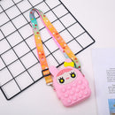 Hot Fidget Toys 2022 Push Bubbles Toy Rainbow Unicorns Premium Girls Push Bubble Bag Adult Antistress Squeeze Squishy Gifts
