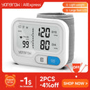 Yongrow Automatic Digital Wrist Blood Pressure Monitor Sphygmomanometer Tonometer Tensiometer Heart Rate Pulse Meter BP Monitor