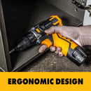 DEKO DKCD Series Compact Cordless Drill Electric Screwdriver Rechargeable Driver DC Lithium-Ion Battery Charged Power Tools