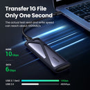UGREEN M2 SSD Case NVME SATA Dual Protocol M.2 to USB Type C 3.1 SSD Adapter for NVME PCIE NGFF SATA SSD Disk Box M.2 SSD Case
