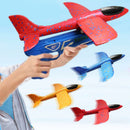 Airplane Launcher Toy Children Bubble Catapult Plane Catapult Gun Outdoor EPP Foam Airplane Launcher Shooting Game Toy for Kids