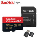 SANDISK Ultra 256GB Micro SD 128GB Memory Card 64GB 32GB Micro SD Card SD/TF Flash 512GB 1TB 400GB Microsd for Phone Extreme Pro