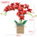 Moc Bouquet Orchid block flower Succulents Potted Building Blocks FIT for 10311 Romantic Kit Assembly Building Toy girl gift