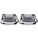 2 Baby Stroller Organizer Bag Mummy Diaper Bag Hook Baby Carriage Large Capacity Travel Wet Bags Stroller Accessories Cup Holder