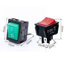 1 PCS,30/35A 250/125V AC High Current,ON/OFF,Special for Eelding Machine,KCD4,Sterling Silver Point,Rocker Power Button Switches