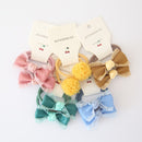 10Pcs/Lot Sweet Hair Band Girls Hair Ties Bows Elastic Rubber Band Flower Small Ball Scrunchies Baby Kids Hair Accessories Gift