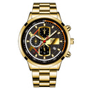Luxury Brand Mens Watches Fashion Men Sports Stainless Steel Quartz Wrist Watch Luminous Clock Man Business Watch часы мужские