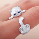 1pcs Titanium Steel Eagle Dragon Claw Halloween Skull Ring Hot Selling Men&