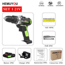 Cordless Screwdriver Electric Screwdriver Cordless Drill Power Tools Handheld Drill Lithium Battery Charging Drill + Battery