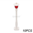 Marumine Traffic Road Sign Light Lamp Block Brick City Street View Accessories Signpost Barrier Speed Limit Indicator Warning