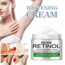 Body Whitening Cream Underarm Knee Buttocks Dark Skin Bleach Improve Melanin Pigmentation Dull Moisturizing Brighten Skin Care