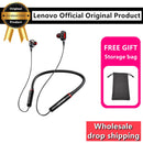 Lenovo Bluetooth5.0 Wireless Earbuds Magnetic Neckband Earphones IPX5 Waterproof Sport Headset with Noise Cancelling Mic HE05