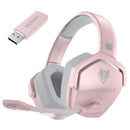 NUBWO G06 2.4G Wireless Gaming Headset 3.5mm Wired Sport Earphone Over Ear Headset Noise Reduction with Mic for PS5 PS4 Laptop