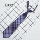 Shirt Necktie Women College Style JK Plaid Uniform Detachable Collars Removable Ties Apparel Accessories галстук женский