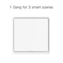 MOES 4 Gang Tuya ZigBee Wireless 12 Scene Switch Push Button Controller Battery Powered Automation Scenario for Tuya Devices