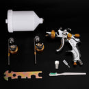 Nasedal HVLP Spray Gun 600ml Cup 1.4Mm 1.7Mm 2.0Mm Gravity Airbrush nozzle needle for Painting Car Furniture Wall