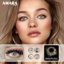 AMARA 1 Pair Color Contact Lenses for Eyes Natural Brown Lenses Beauty Fashion Monet Lense Blue Lenses Green Eye Contact
