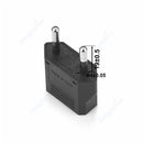1-100pcs 4.0/4.8mm EU Plug Adapter EU US Israel To Euro KR BR Brazil Plug Converter American Travel Power Adapter Plug Socket