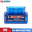 Mini Elm327 Obd2 Scanner Bluetooth-compatible V1.5/2.1 Car Scanner Code Reader Tool Car Diagnostic Tool Repair Tools for Android