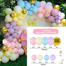 Macaron Pink Rose Balloon Garland Arch Kit Birthday Party Decorations Kids Latex Baloon Baby Shower Decor Globos