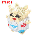 Pokemon Small Building Pokemon Blocks Small Cartoon Picachu Animal Model Education Game Graphics Pokemon Toys For Kids Birthday