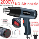 Heat Gun 2000W Professional Hot Air Gun with 2 Temperature Modes Hands-Free Stand Built-in Ideal for Stripping Paints Soldering