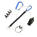 XC Tactical Lanyard Spring Rope Outdoor Hiking Camping Anti-lost Phone Key Chain Molle Military Backpack Attactment Spring Strap