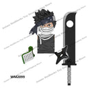 WM6109 Naruto blocks anime Sasuke Kakashi Madara Zetsu Might Guy Rock Lee mini action toy figures Assemble bricks toys kid gifts