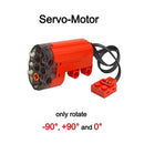 Technical Motor Parts Multi Power Functions 8293 8883 Tool Servo Train Motor PF Model Sets Building Blocks Compatible All Brands