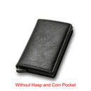 Carbon Fiber Rfid Card Holder Men Wallets Money Bag Male Vintage Black Male Purse 2022 Small Leather Mini Slim Wallets Walets