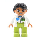 Big Size Action Figures City Princess Policemen Family Building Block Doll Character Accessory Toys Assembly Children Kids Gift