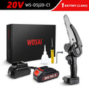 WOSAI 20V MT-Series 6 Inch Brushless chain saw Cordless Mini Handheld Pruning Saw Portable Woodworking Electric Saw Cutting Tool