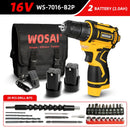 WOSAI 16V MAX Brushless Cordless Drill 32N.m Electric Screwdriver 25+1 Torque Settings 2-Speeds MT-Series Power Tools