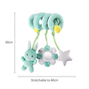 Infant Toddler Rattles Toys For Baby Stroller Crib Soft Rabbit Bear Style Pram Hanging Toys Plush Appease Doll Bed Accessories