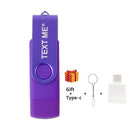 TEXT ME High Speed USB Flash Drive OTG Pen Drive 64GBUsb Stick 32GB 16GB 8GB Pendrive Flash Disk for Android Micro/PC/Car/TV