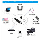 12V 3A 5.5mm 2.1mm Plug Socket DC Connectors DC Power Socket Male Female Jack Screw Nut Panel Mount DC Power Adapter Connector