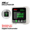 RZ Angle Protractor Universal Bevel 360 Degree Mini Electronic Digital Protractor Inclinometer Tester Measuring Tools MT2010
