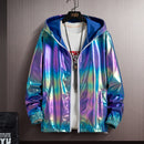 Summer Jacket Women White S-7XL Pl Size Loose Thin Couple Hooded Tops 2022 Spring Autumn New Blue Waterproof Cargo Coats