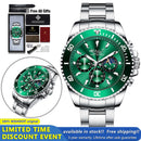 100%Original WISHDOIT Watch for Men TOP Brand Waterproof Sports Stainless Steel Chronograph 2021New Fashion Luxury Wristwatches