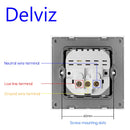 Delviz Wall USB Power Socket, Many New style Panel, Bedroom socket,AC 110V-250V 16A Wall Embedded, Double usb EU Standard Outlet