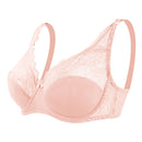 Women Bras Fashion Sexy Lace Bra Push Up Plus Size Bralette Thin Cup Underwire Bras Underwire Lingerie Underwear Top C D Cup