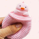 Squeezing Squirrel Cup Toys Decompression Fidget Antistress Sensory Stress Reliefing Gift For Kids Adults