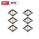 10pcs Cassette Repairer 86mm Dark Box Repair Screw Plug Switch Old Socket Boxes Replacement Fixed Wall Repair Box Support Rod