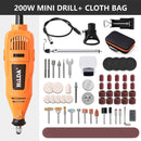 HILDA Electric Drill Grinder Engraver Pen Grinder Mini Drill Electric Rotary Tool Grinding Machine Accessories