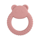 1pc Baby Teether Silicone Bracelet BPA Free Cute Animal Silicone Pendant Wood Ring Teething Rattle for Baby Accessories Toys