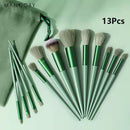 8/13Pcs Natural Makeup Brushes Soft Fluffy Hair Brushes Contour Eyeshadow Make Up Brushes Foundation Powder Beauty Tool Blending