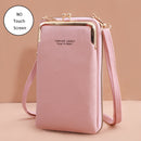 Women Bags Soft Leather Wallets Touch Screen Cell Phone Purse Crossbody Shoulder Strap Handbag for Female Cheap Women&