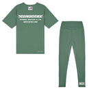 TGM Activewear Suits Short-sleeved Tshirts Oversized Tees and Leggings Yoga Pants Women&