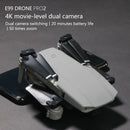 XKJ 2022 New E99 RC Mini Drone 4K 1080P 720P Dual Camera WIFI FPV Aerial Photography Helicopter Foldable Quadcopter Dron Toys