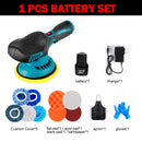 6000RPM Cordless Mini Polisher 6Gears Car Polishing Machine 12V Electric Cars Polish Machines Adjustment Speeds Power Tool